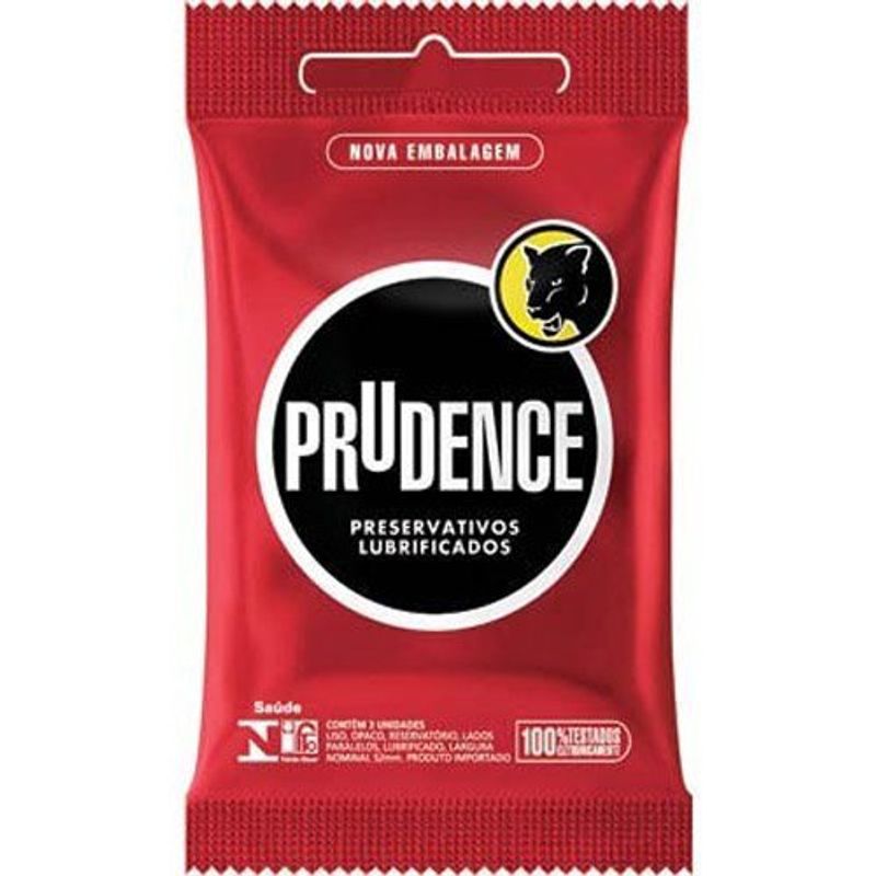 preservativo prudence lubrificado 3 unidades