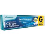 aceclofenaco 15mg/g 30g creme dermato germed