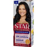 tintura para cabelo star color 1.0 preto glamour embelleze
