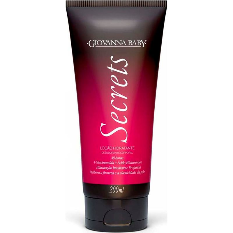 loção hidratante giovanna baby secrets 200ml