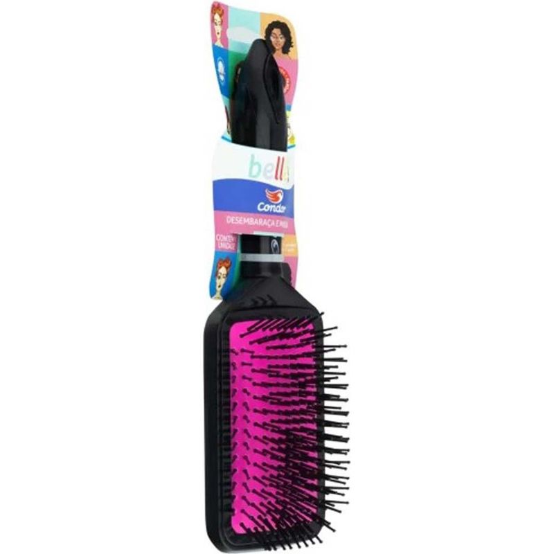 escova de cabelo raquete belle condor
