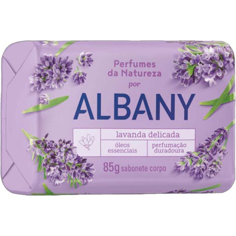 sabonete em barra albany lavanda delicada 85g