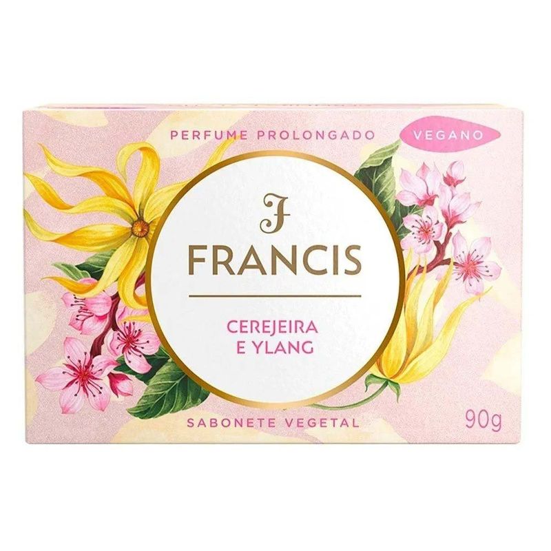 sabonete em barra francis cerejeira e ylang 90g