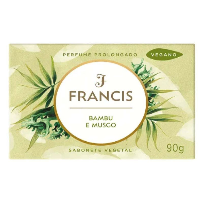 sabonete em barra francis bambu e musgo 90g