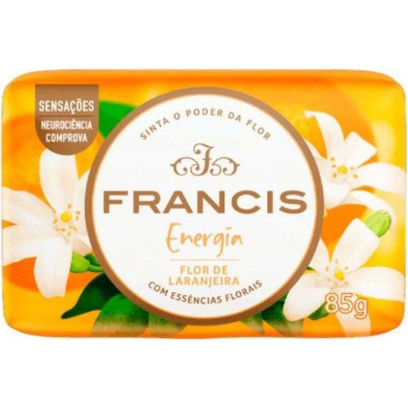 sabonete em barra francis flor de laranjeira 85g