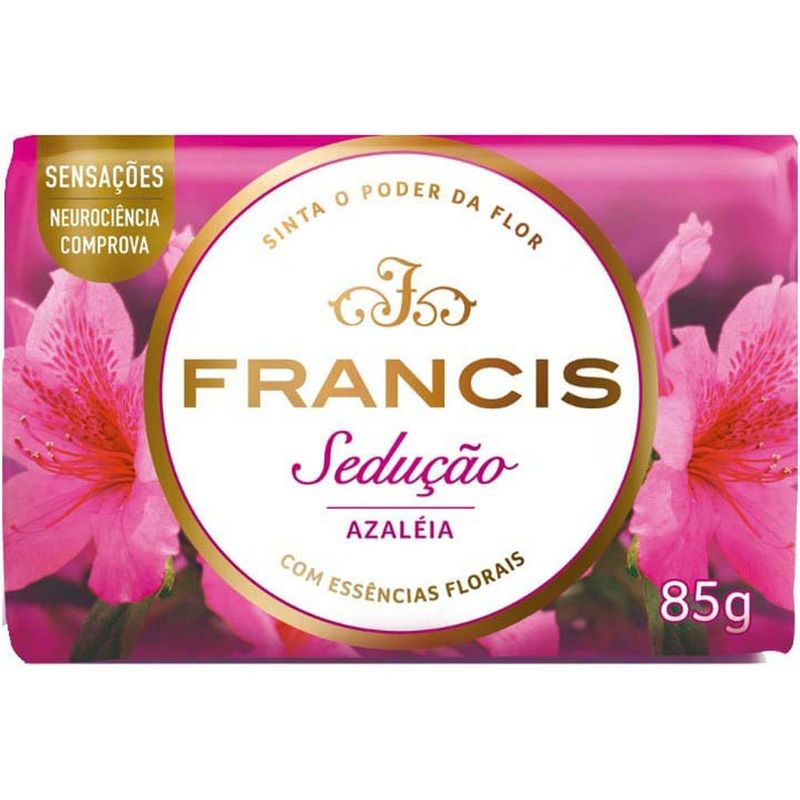 sabonete em barra francis sedução azaléia 85g