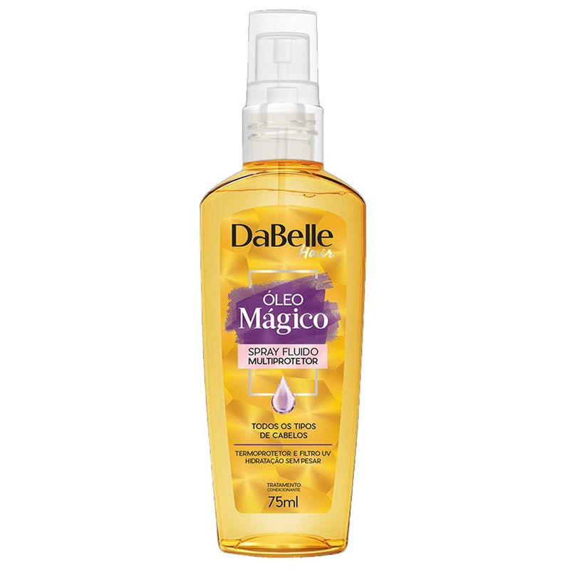 óleo mágico dabelle spray fluido multiprotetor 75ml