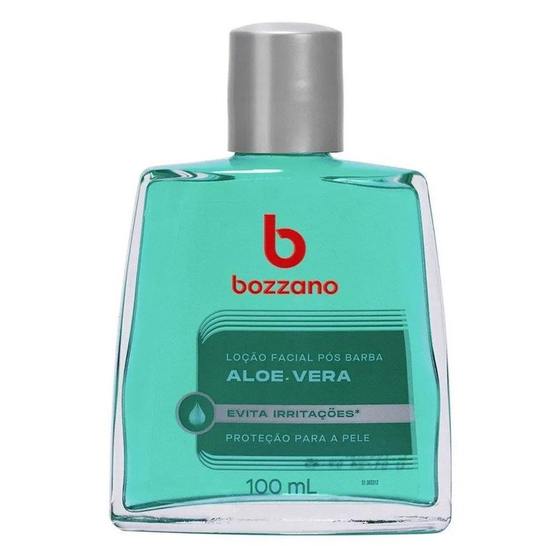 loção pós-barba bozzano aloe vera 100ml