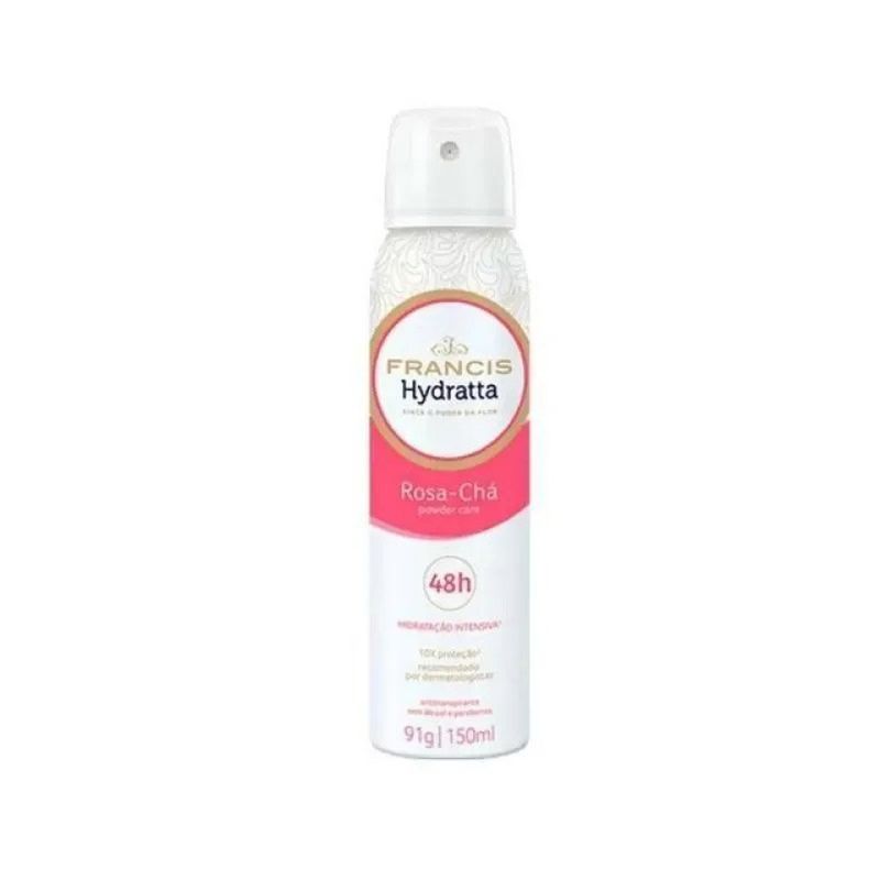desodorante aerossol francis hydratta rosa 150ml