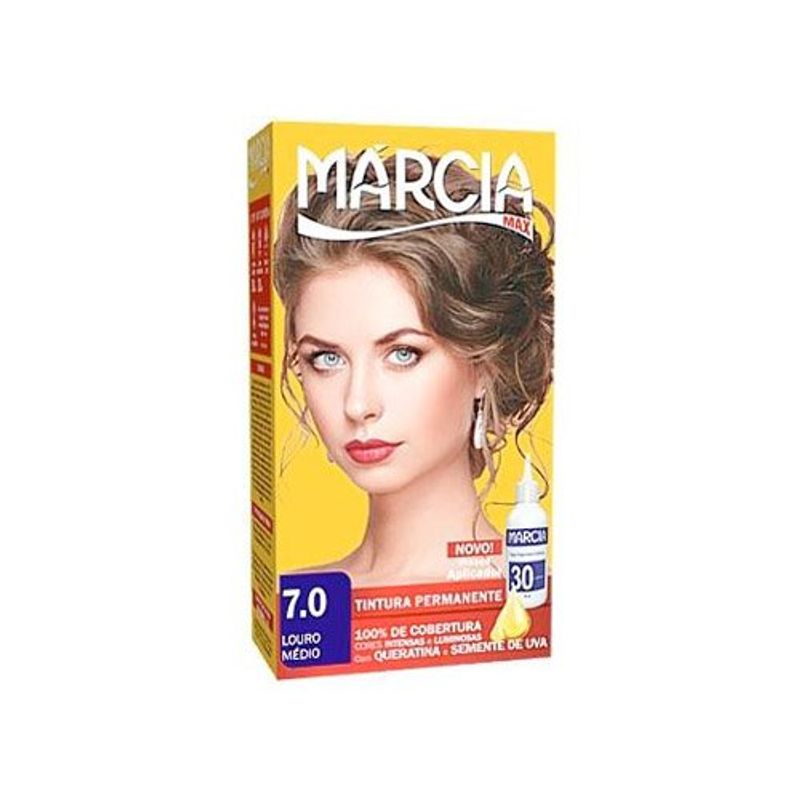 tintura capilar márcia louro médio 7.0 30ml
