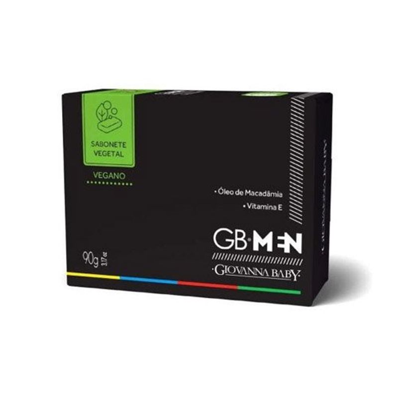 sabonete em barra giobaby vegetal men 90g