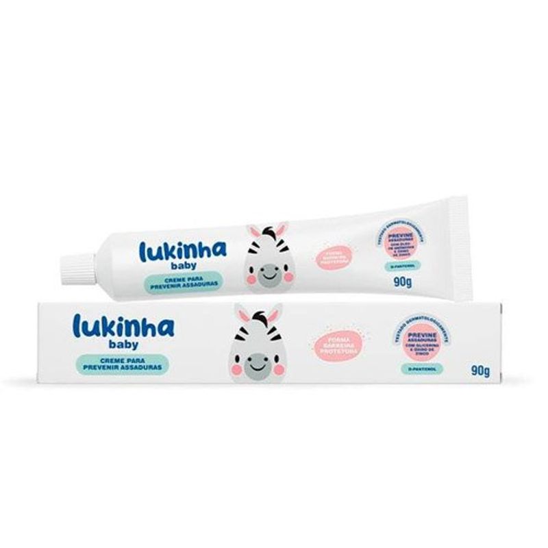creme preventivo para assaduras mais perfume lukinha 90g