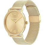 relógio coach elliot moderno dourado a-mbi