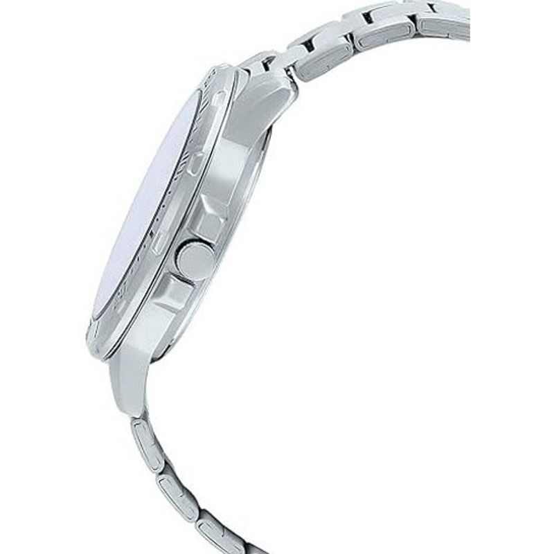 relógio casio prata e preto mtp-vd01d-1bv a-bi