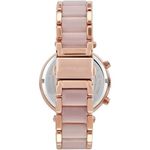 relógio feminino michael kors ouro rosa a-mbi