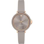 relógio kate spade com pulseira de silicone ouro rosa tamanho único a-mbi