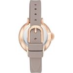 relógio kate spade com pulseira de silicone ouro rosa tamanho único a-mbi