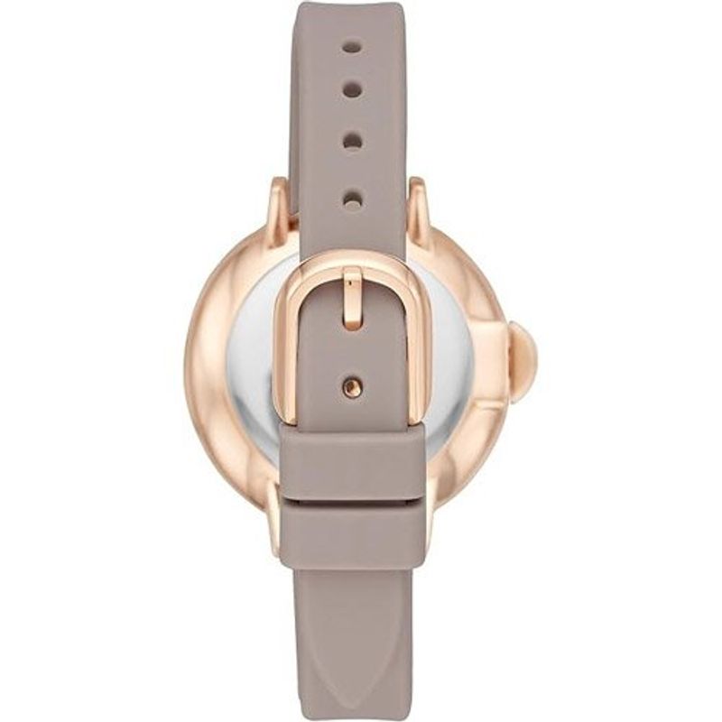 relógio kate spade com pulseira de silicone ouro rosa tamanho único a-mbi
