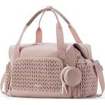 bolsa de fraldas para viagem mommore rosa a-mbi