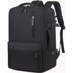 mochila impermeável para viagem morundi preta t-bi