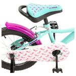 bicicleta jpp rava nina teen aro 16 verde (mp)