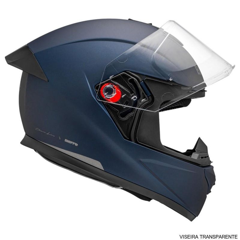 capacete bieffe b-12 classic azul dark fosco e grafite 58 (mp)