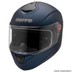capacete bieffe b-12 classic azul dark fosco e grafite 58 (mp)