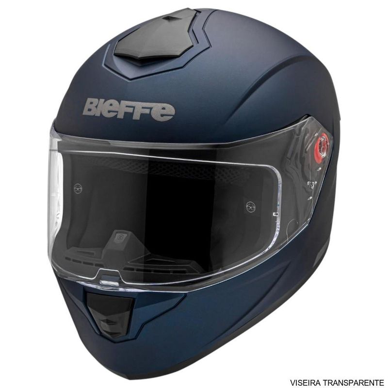 capacete bieffe b-12 classic azul dark fosco e grafite 58 (mp)