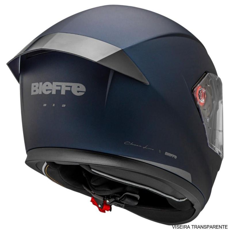 capacete bieffe b-12 classic azul dark fosco e grafite 58 (mp)
