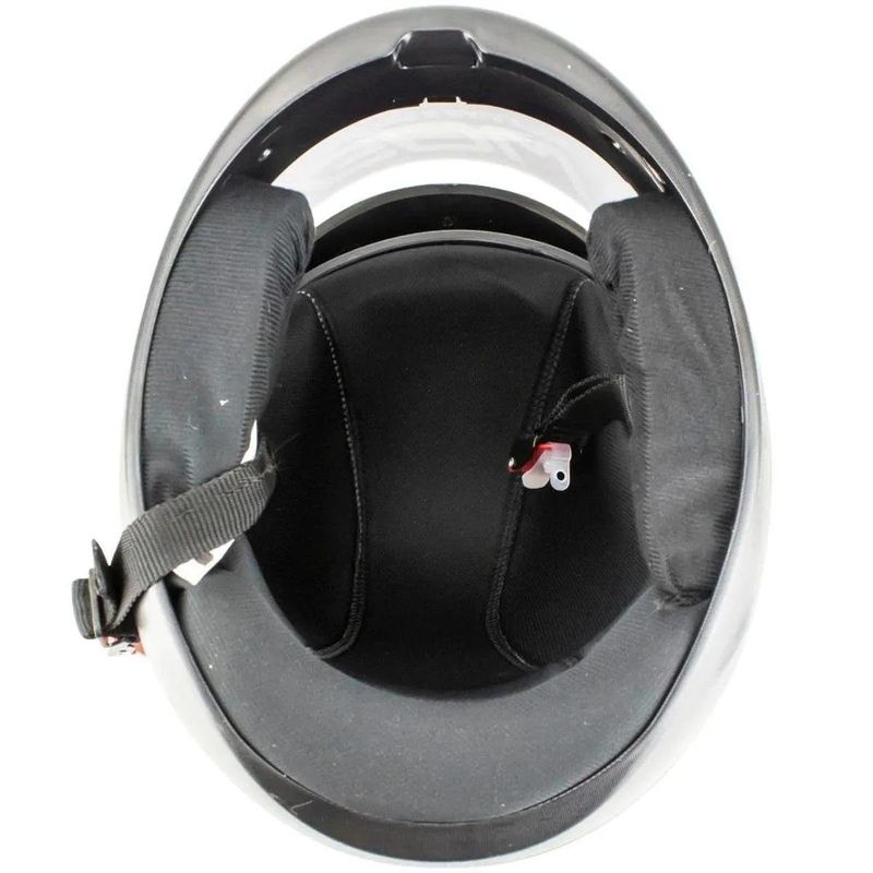 capacete gow interlagos vermelho e prata 60 (mp)