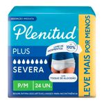 roupa íntima descartável plenitud absorção intensa p/m 24 unidades