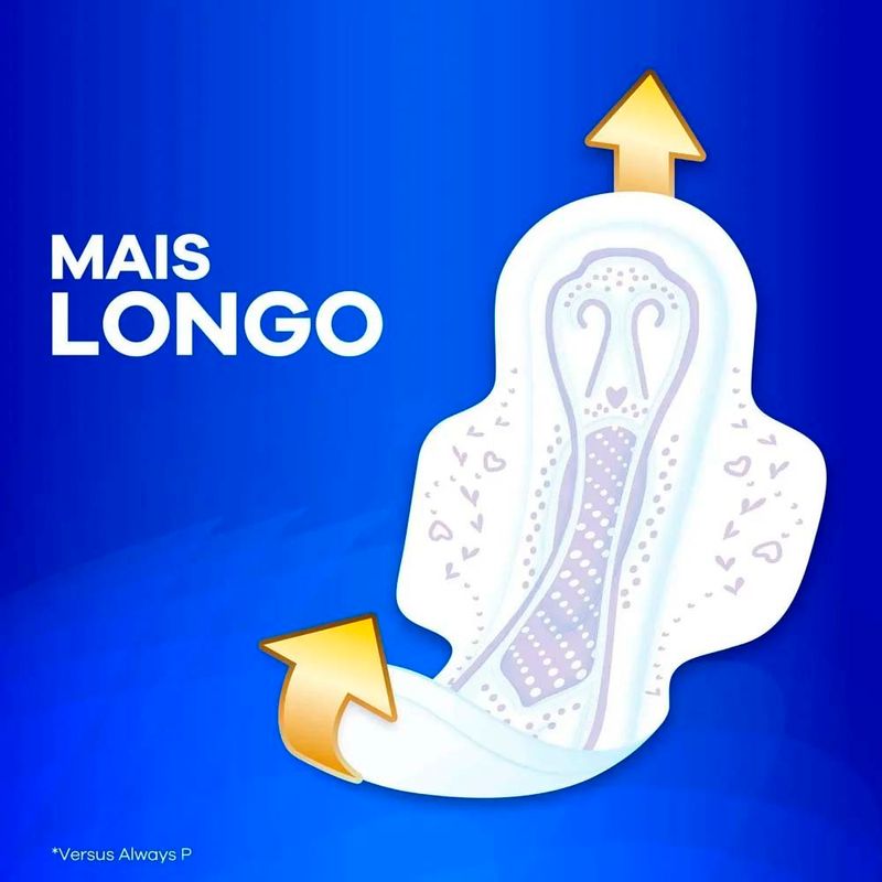absorvente always noites tranquilas com abas xg 42 unidades