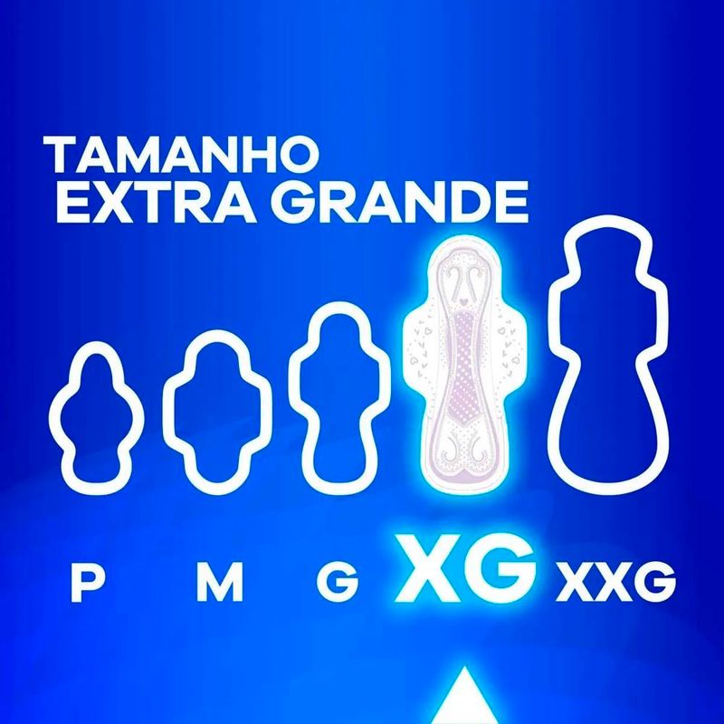 absorvente always noites tranquilas com abas xg 42 unidades