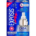 repelente elétrico líquido exposis casa 32,9ml refil