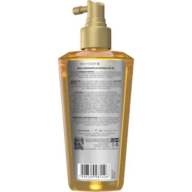 elixir capilar beauty color blindagem antifrizz 150ml
