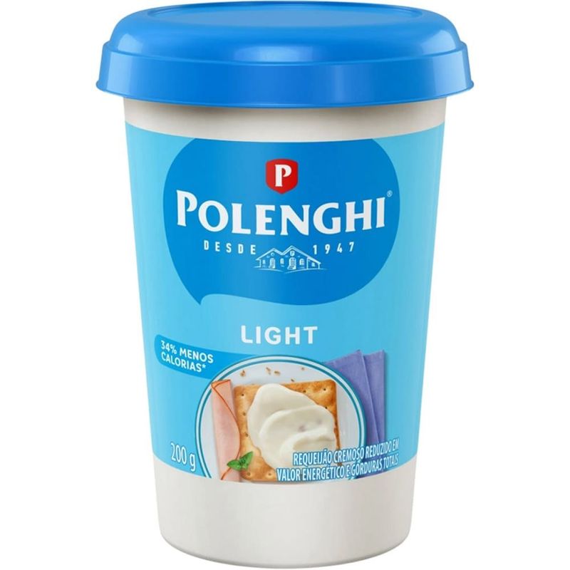 requeijão light polenguinho 200g