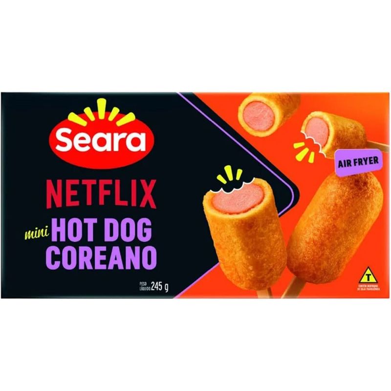 mini hot dog coreano seara 245g