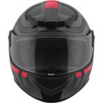 capacete mixs gladiator delta s cinza/vermelho 58