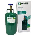cilindro para transporte de gas com segurança e manopla friven 2kg (mp)