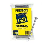 prego com cabeça 18x27 1kg gerdau (mp)