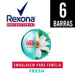 sabonete em barra rexona antibacteriano fresh 84g 6 unidades
