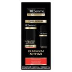 kit shampoo 350ml e condicionador 175ml tresemmé blindagem antifrizz