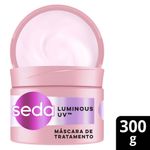 máscara de tratamento seda luminous uv glycol 6% + vita c complex 300g