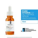 sérum antirrugas la roche posay pura vitamin c12 oil control 15ml
