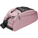 bolsa de bagageiro para bicicleta mosiso rosa a-mbi
