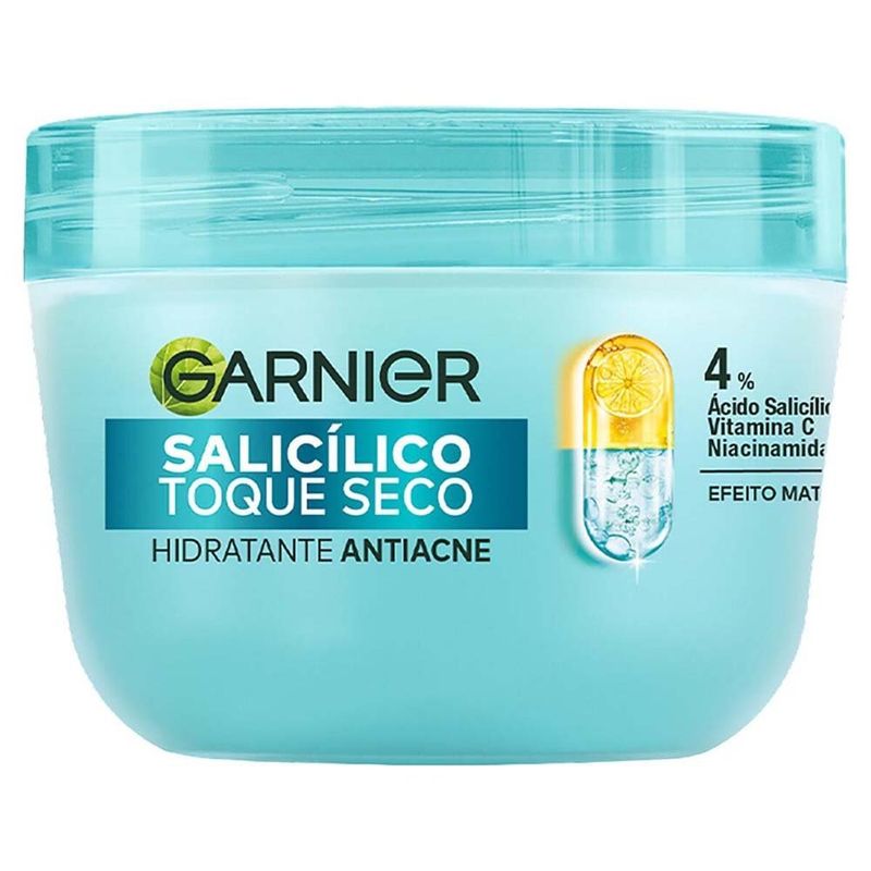 hidratante facial garnier uniform e matte toque seco antiacne 85g