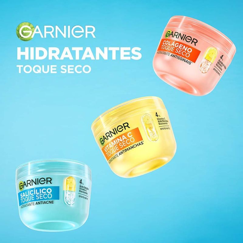 hidratante facial garnier uniform e matte toque seco antiacne 85g