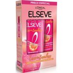kit shampoo 375ml e condicionador 170ml l'oréal paris elseve liso dos sonhos