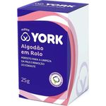 rolo de algodão york 25g