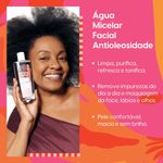 água micelar facial negra rosa antioleosidade 200ml